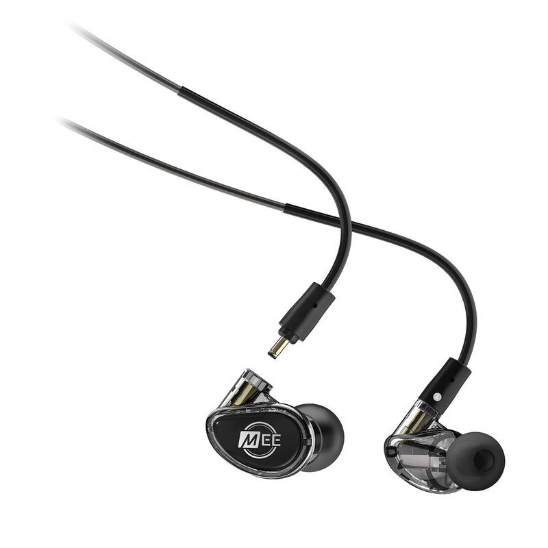 MEE audio Professional MX3 PRO Triple-Driver Hybrid Musician's in Ear Monitor Headphones with Enhanced Midrange and Warm Tonality, Noise Isolating Earphones with Detachable Cables, Black - Image 1